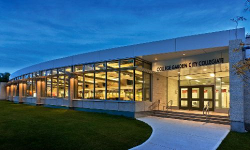 High School exchange in Canada - new building Garden City campus